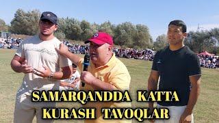 Samarqandta katta kurash boshlandi tavoqlar 2024 yil 3 Sentiyabir