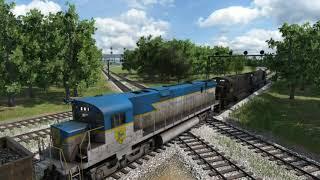 Transport Fever 2 | Railfanning the NYHT Riverside Route