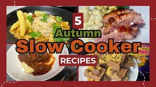 5 AUTUMN *SLOW COOK* RECIPES | Easy & Delicious Slow Cooked NINJA FOODI Recipes