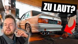 15€ TEIL legt PROJEKT lahm! Neuer AUSPUFF am TUNING E30