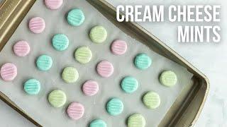 Simple Cream Cheese Mints l The Recipe Rebel