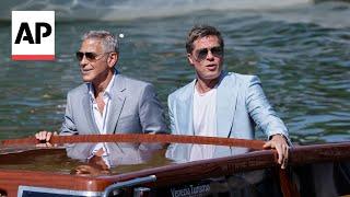 Brad Pitt and George Clooney send Venice into a frenzy