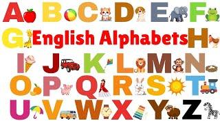 Learn English Alphabets A For Apple - ABC Alphabets with Examples for Children | Letter Sounds   