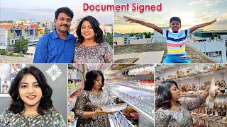 சொந்த வீட்டுக்கு போறோம்  DOCUMENT Sign பண்ணியாச்சு | Saravana Stores Shopping | Karthikha Channel