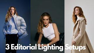 3 Simple Lighting Setups for Editorial Photography | Behind The Scenes