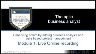 The Agile Business Analyst Short Preview