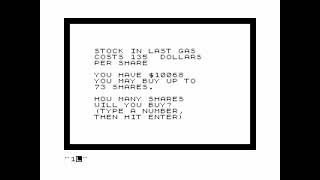 Stock Market Game for the ZX81