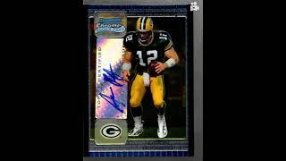 2005 Bowman Chrome #221 Aaron Rodgers AU/199 RC – Rare Autographed Rookie Card Review! 