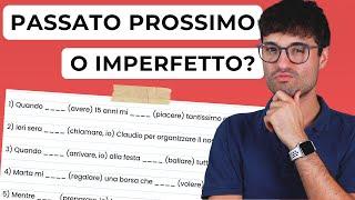 PASSATO PROSSIMO vs IMPERFETTO in Italian (Interactive lesson)