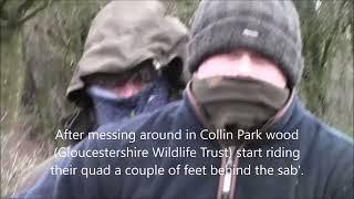 The Ledbury Hunt met at Pauntley Court in the Gloucs cull zone on Monday 21st December 2015