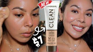 *NEW*REFORMULATED @covergirl CLEAN INVISIBLE FOUNDATION|| OILY SKIN REVIEW + WEAR TEST!