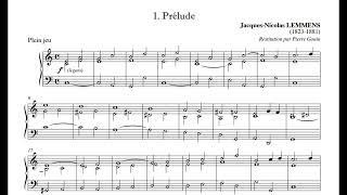 J. Lemmens - Prélude n.1 - École d’Orgue (1862)