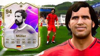 WHAT ARE THESE PS+?!  94 Dreamchasers Icon SBC Muller FC 25 Player Review!