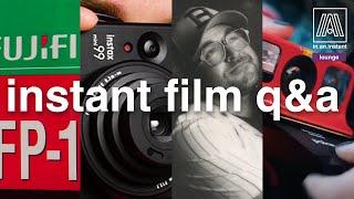 Instant Film Q&A - Future of Instax cameras, packfilm, photography on social media, & Polaroid tips!