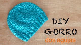 Tejer Gorro de lana Unisex a dos agujas Tutorial