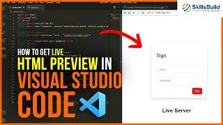 How to Get Live HTML Preview in Visual Studio [VS] Code (Live Server Training)