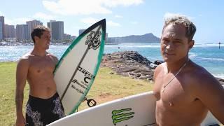 MAKUA & KOA BATTLE the CROWD on FIRST BIG SOUTH SWELL!