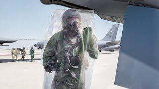 Scary Way US Air Force Pilots Enter Contaminated Plane Inside Plastic Bag