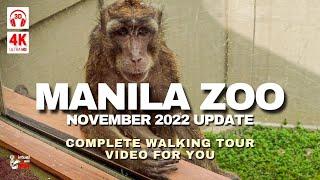 THE ONLY MANILA ZOO UPDATE YOU NEED | Opening of Manila Zoo Full Walking Tour in 4K + Binaural