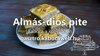 Almás-diós pite recept videó - Kabóca a konyhában