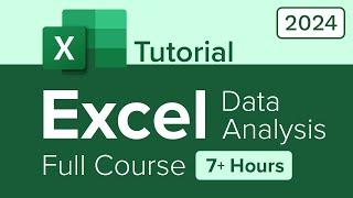Excel Data Analysis Full Course Tutorial (7+ Hours)