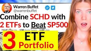 CREATE a 3 ETF Portfolio with SCHD to BEAT the S&P500 (+37%)