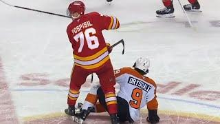 Martin Pospisil Open Ice Hit On Jamie Drysdale