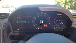 McLaren 720s dash cluster