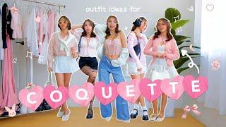 coquette aesthetic outfits 🩰🪞 *clothing essentials*