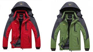 Men's Mountain Waterproof Ski Snow Jacket | Winter Windproof Rain Jacket