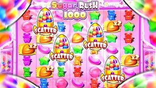 Я ТАКОГО НЕ ОЖИДАЛ! СЛОВИЛ УЛЬТРА МЕГА ЗАНОС В SUGAR RUSH 1000! 2 РЕТРИГИ ЗА БОНУС / ЗАНОСЫ НЕДЕЛИ