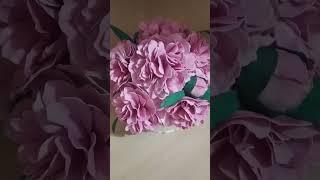 Светильник "Букет пионов" из фоамирана #светильник #фоамиран