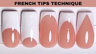 French Tip Nails With Gel Polish | Easy French Nail Art Tutorial