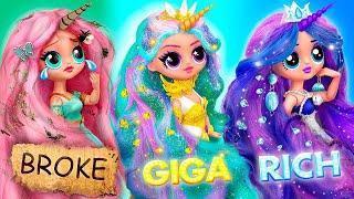 Broke, Rich and Giga Rich My Little Ponies / 32 LOL OMG DIYs