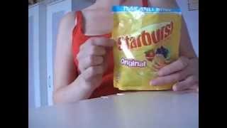 British Girl Describing Starburst (Opal Fruits) Vegan British Candy ASMR