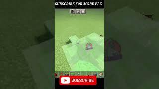 HOW TO MAKE A TRAMPOLINE IN MINECRAFT #shorts #lazyplaying