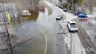 Floods innondation Mirabel canada 2023