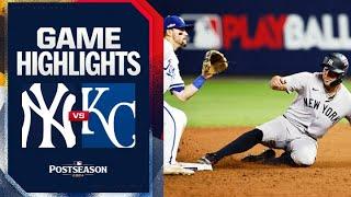 Yankees vs. Royals ALDS Game 3 Highlights (10/9/24) | MLB Highlights