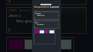 Responsive Layout in CSS