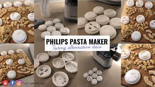 Trying alternative discs to make pasta with Philips Pasta and noodle maker VIVA collection HR2342