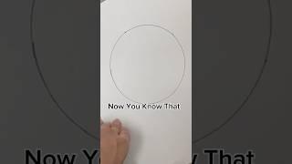 How To Draw A Circle #tutorial #art #shorts