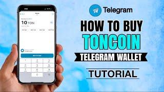 How to Buy Toncoin $TON on Telegram Wallet | Step-by-Step Guide for Beginners