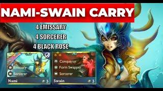 NAMI and SWAIN 3 STARS ⭐⭐⭐ DUO CARRY (backline Swain) - TFT set 13 Into the Arcane