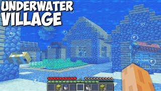 How I Found this UNDERWATER VILLAGE in Minecraft ??? Water Base Challenge !!!