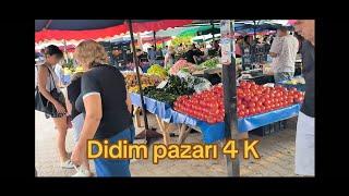 4K  Full HD DİDİM ,AKBÜK PAZARINDAYIZ.WE ARE TRAVELING IN TURKEY.DİDİM AKBÜK MARKET.