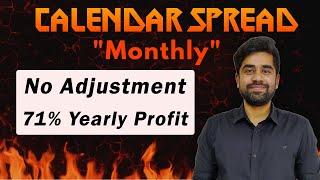 Monthly Nifty Calendar Spread || No Adjustment || English Subtitle