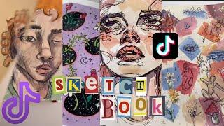 Ideas to fill your sketchbook - Art tiktok sketchbook ideas - tiktok compilation