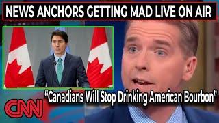 New CNN / MSNBC Meltdown Moments Of Getting Mad At Donald Trumps Canada Trade War