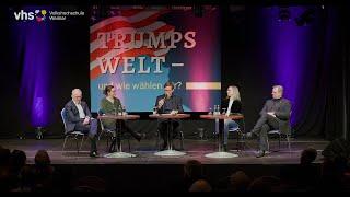 Podiumsdiskussion "Trumps Welt – und wie wählen wir?"