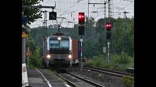 In der Dämmerung rund um den Bahnhof Hailer-Meerholz